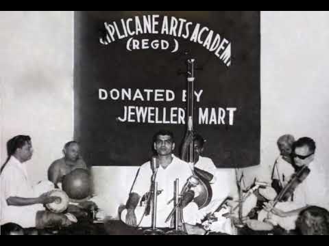 KV Narayanaswamy - Mylapore Fine Arts Club, 1980