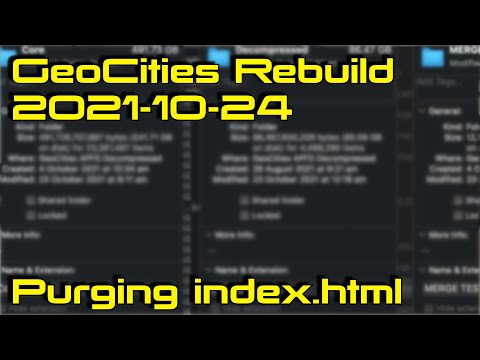 GeoCities Rebuild Progress Update (2021-10-24)