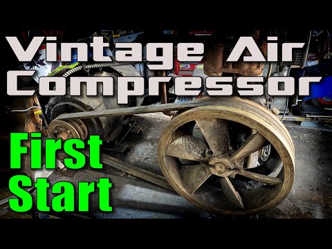 Air Compressor Restoration Part 1 - Does It Run?