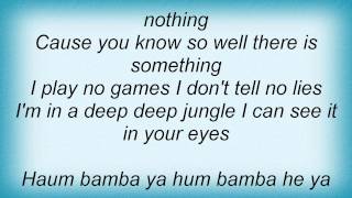 Dj Bobo - Deep In The Jungle Lyrics