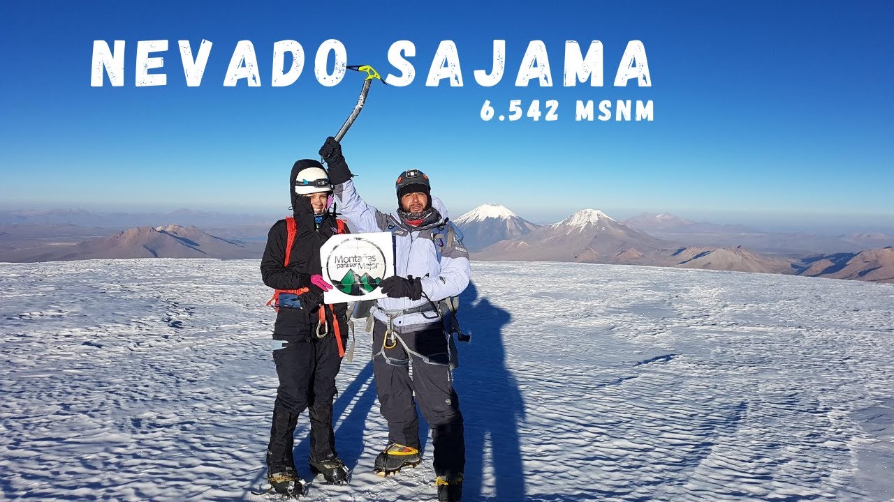 Nevado Sajama 6.542 msnm Cumbre de Bolivia