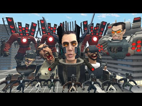 NEW MECHA DEVIL G-MAN SKIBIDI TOILET VS ULTIMATE GMAN AND UPGRADED TITAN SPEAKER MAN In Garry's Mod!