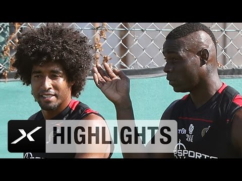 Dante und Mario Balotelli mit Joga Bonito | Zaubertricks beim OGC Nizza