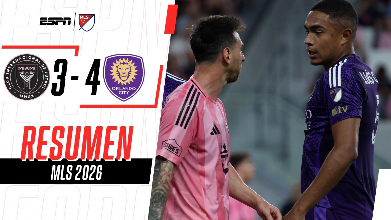 GOLAZO 906 DE MESSI PERO AL INTER LE REMONTARON UN 3-0 | I. Miami 3-4 Orlando City | RESUMEN