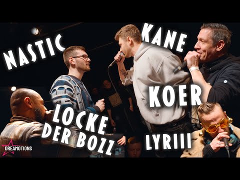 BattleBars Freestyle-Turnier – Achtelfinale!  Nastic, Koer, Kane, Locke der Bozz, Lyriii,Micky Haze