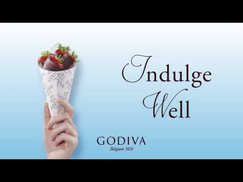 Indulge Well in Godiva 72% chocolate dipped strawberries