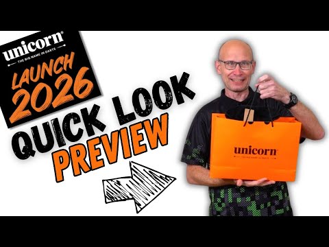 Unicorn Darts Launch 2026 Quick Look Unboxing Preview Of New Darts