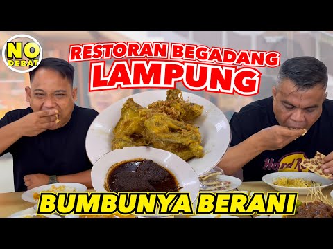KULIDEL RESTORAN PADANG BEGADANG LAMPUNG - BUMBUNYA BERANI