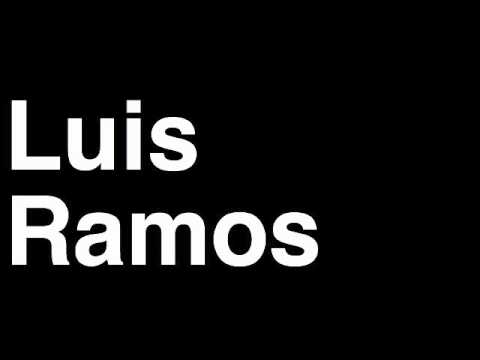 How to Pronounce Luis Ramos Welterweight Fighter UFC MMA TKO KO Knock Out Punch Hit
