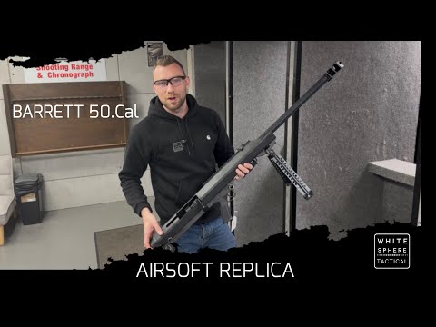 How deadly is a Airsoft Barrett 50. Cal M99 Sniper Rifle snow wolf? | Overview &  Range time!