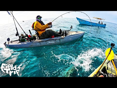 EPIC Day Offshore Kayak Fishing Uninhabited Coast of Panama (CATCH CLEAN COOK)