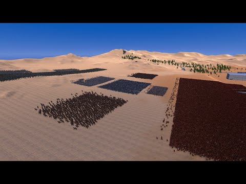 20000 elven archer vs 50000 spantans|Ultimate Epic Battle Simulator