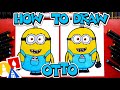 How To Draw Otto From Minions: Rise Of Gru