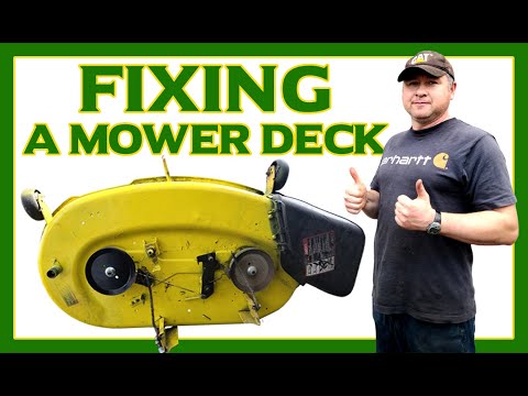 John Deere Riding Mower Deck Repair