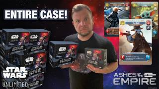 We Opened an ENTIRE CASE of Ashes of the Empire Prerelease Boxes! | Star Wars Unlimited