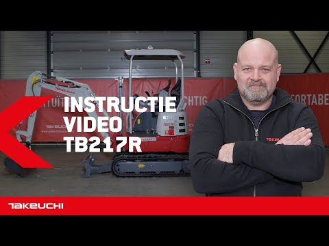 Instructievideo Takeuchi TB217 R Minigraver