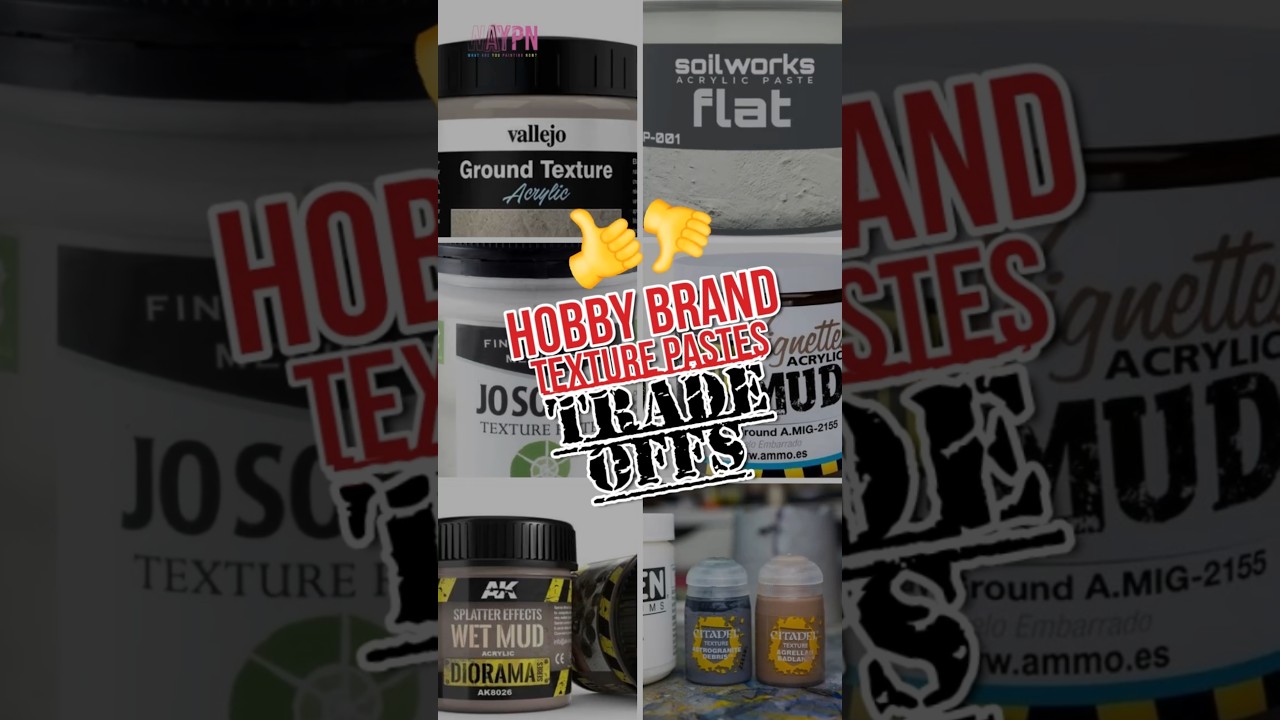 TRADE-OFFS Hobby brand texture pastes Sunny
