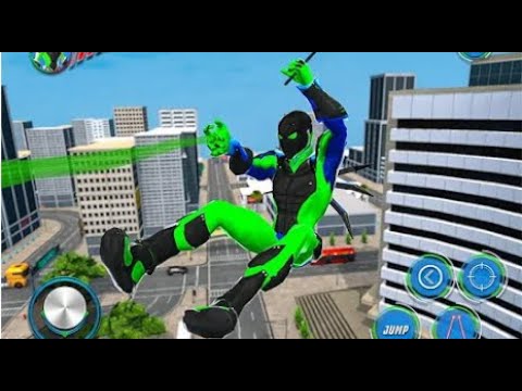 Superhero Spider Rope Part-1 | City Rescue Mission Android GamePlay | By Game Crazy