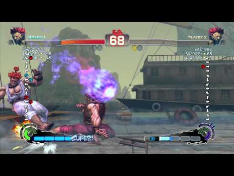 SSF4 AE: CvsS2 2011 (Akuma) vs Eita (Akuma) - Ranked Match (720p HD)