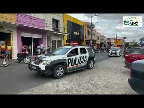 Portal Icó News: Operação “Centro Seguro” reforça policiamento no comércio e centro de Icó