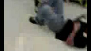 Shaws employee wipes out