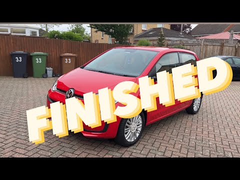 REBUILDING A CRASH DAMAGED 2019 VOLKSWAGEN UP FROM COPART FINAL VIDEO PART 4