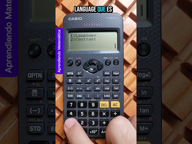 Vídeo relacionado con Casio FX-85DE X ClassWiz Calculadora científica y técnica,(No apto para el currículo español), Idioma Alemán