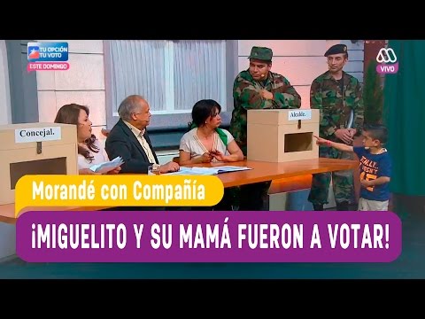 Miguelito y su mamá fueron a votar - Morandé con Compañía 2016