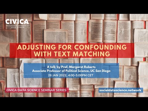 Adjusting for Confounding with Text Matching