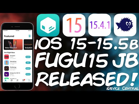 iOS 15.0 - 15.5b Fugu15 JAILBREAK RELEASED! With Sileo For A12 & NEWER Devices (No ReSigning Needed)