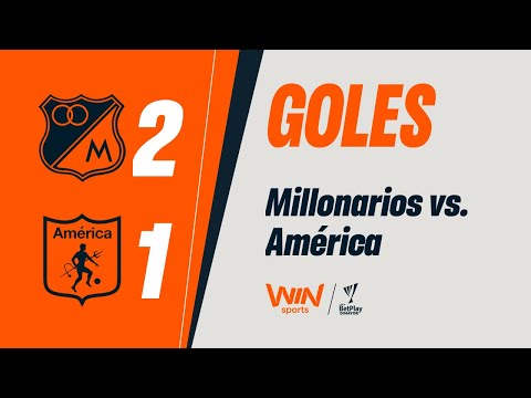 Millonarios vs. América (goals) | Liga BetPlay Dimayor 2025-2 | Matchday 14
