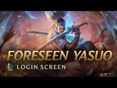Foreseen Yasuo | Login Screen - League of Legends [4K 60fps Animated Splash Art]