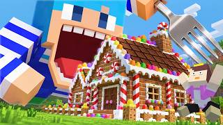 おかんが作ったお菓子の家を全部食べてみた！【マイクラ / マインクラフト】