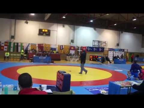 Cto. España de Sambo 2015 - semifinal (-62kg) - ADRIAN AIMAR VS J.C. RODRIGUEZ
