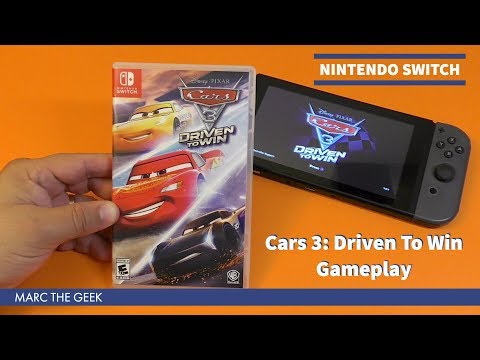 Nintendo Switch Cars 3: Driven To Win Gameplay