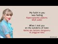Taylor Swift - Love Story (Taylor’s Version) | Lirik Terjemahan