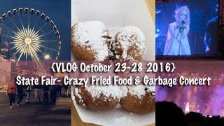 Honeybee Vlog Cam: Reaction to TWD, Eating Crazy Fair Foods, Garbage Concert