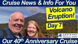 KAGOSHIMA JAPAN 🌋 We Saw the Volcano ERUPT! | 40th Anniversary Cruise Update!