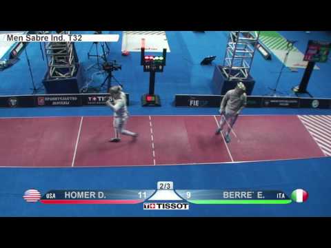 FE M S Individual Moscow RUS GP 2016 T32 02 red BERRE' ITA vs HOMER USA