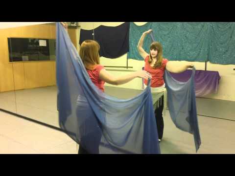 Video of Beginning Belly Dancing With Talia   Lesson # 13 A Cross Over
