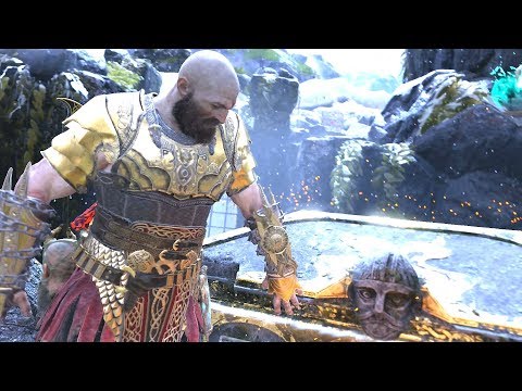 God of War (2018) - Walkthrough Part 28 - Exploring Cliffs of the Raven (Gathering Collectibles)