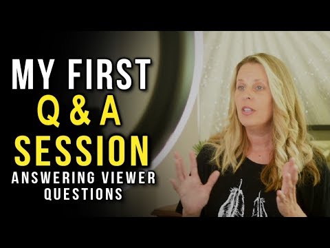 My First Q&A SESSION! Answering Viewer Questions - Using the Law Of Attraction to Manifest Success Video