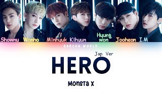 Download lagu MONSTA X (몬스타엑스) - Hero (Jap Ver.) (COLOR CODED/KAN/ROM/ENG) mp3