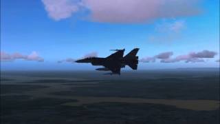 Smashing Pumpkins Violet Rays- F-16 flight- FSX