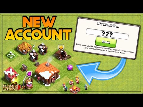 STARTING A BRAND NEW ACCOUNT!  TOWN HALL 1 LET’S PLAY