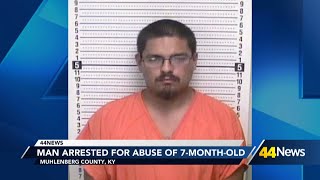 Muhlenberg County man arrested for abuse of 7-month-old, KSP says