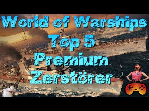 Meine Top 5 Premium Zerstörer in World of Warships Gameplay Ideen German/Deutsch by Teamkrado