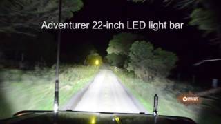 Adventurer - 22-inch light bar test -  March 2017