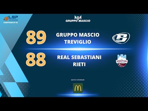 Giornata 3 - Gruppo Mascio Treviglio - REAL SEBASTIANI RIETI