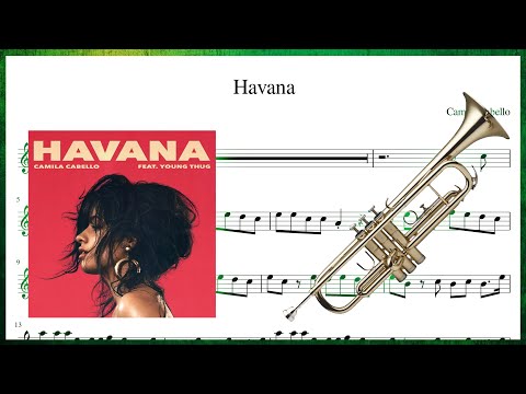 Camila Cabello - Havana (Trumpet Sheet Music Play Along!)